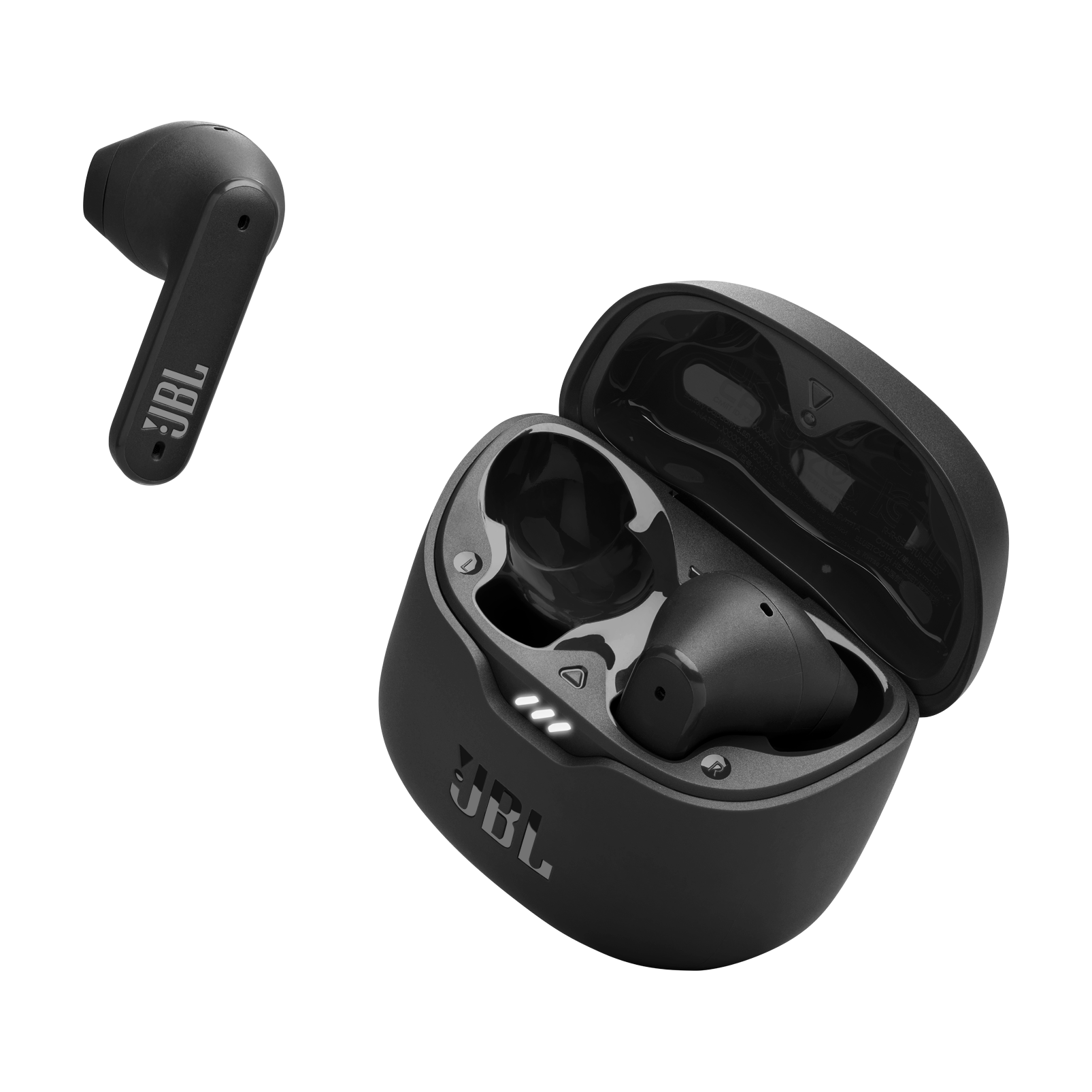 JBL Tune Flex - Black - True wireless Noise Cancelling earbuds - Front